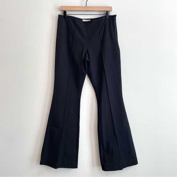 Michael Kors Collection Front Seam Flare Ponte Knit Pants